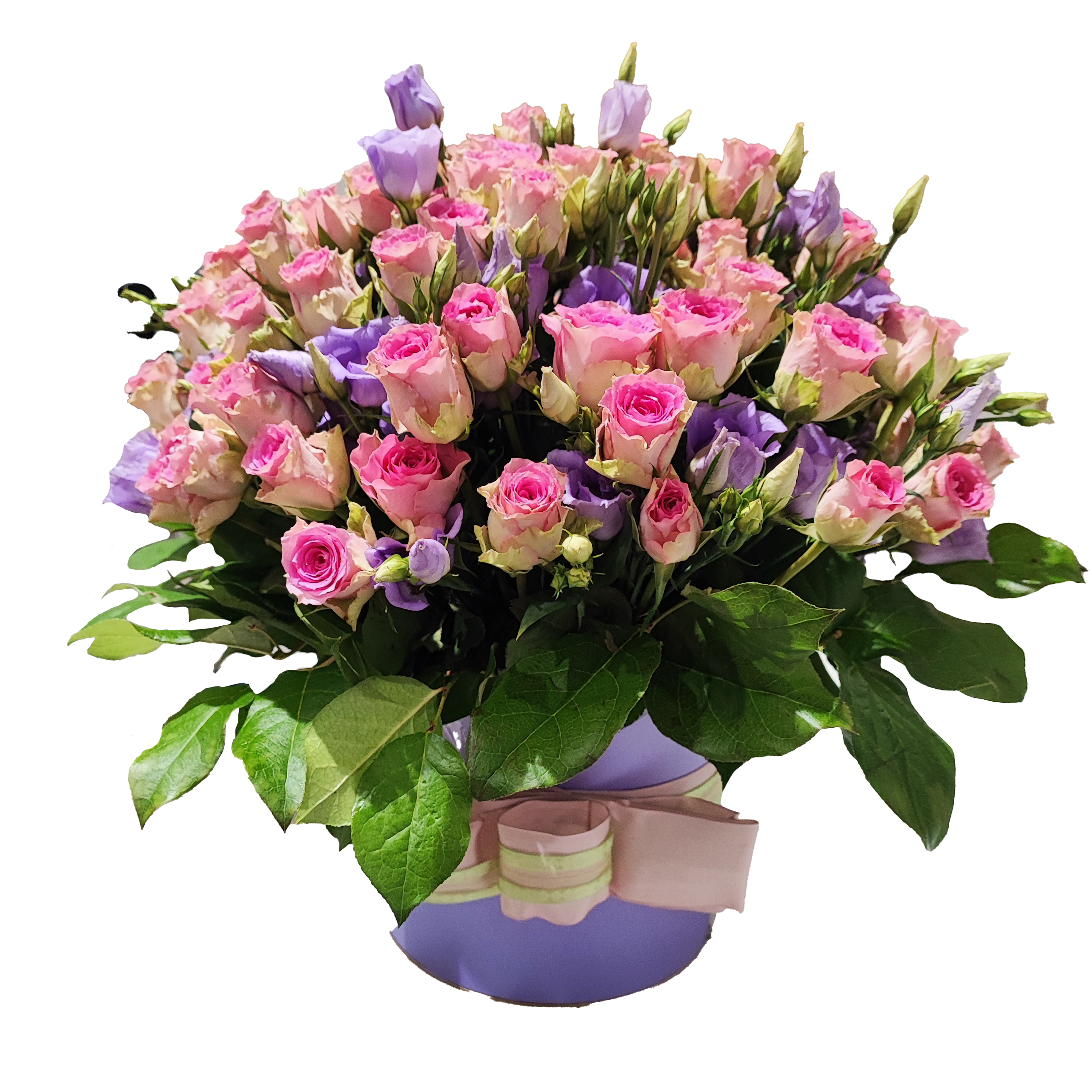Flowerbox con rose e mix fiori
