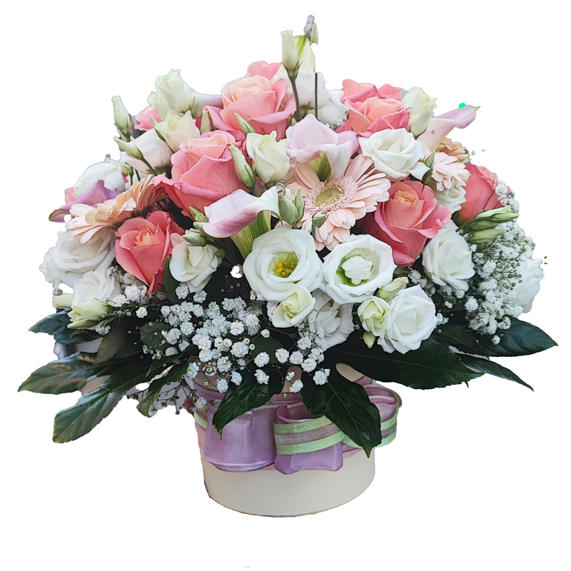 Flowerbox colori delicati