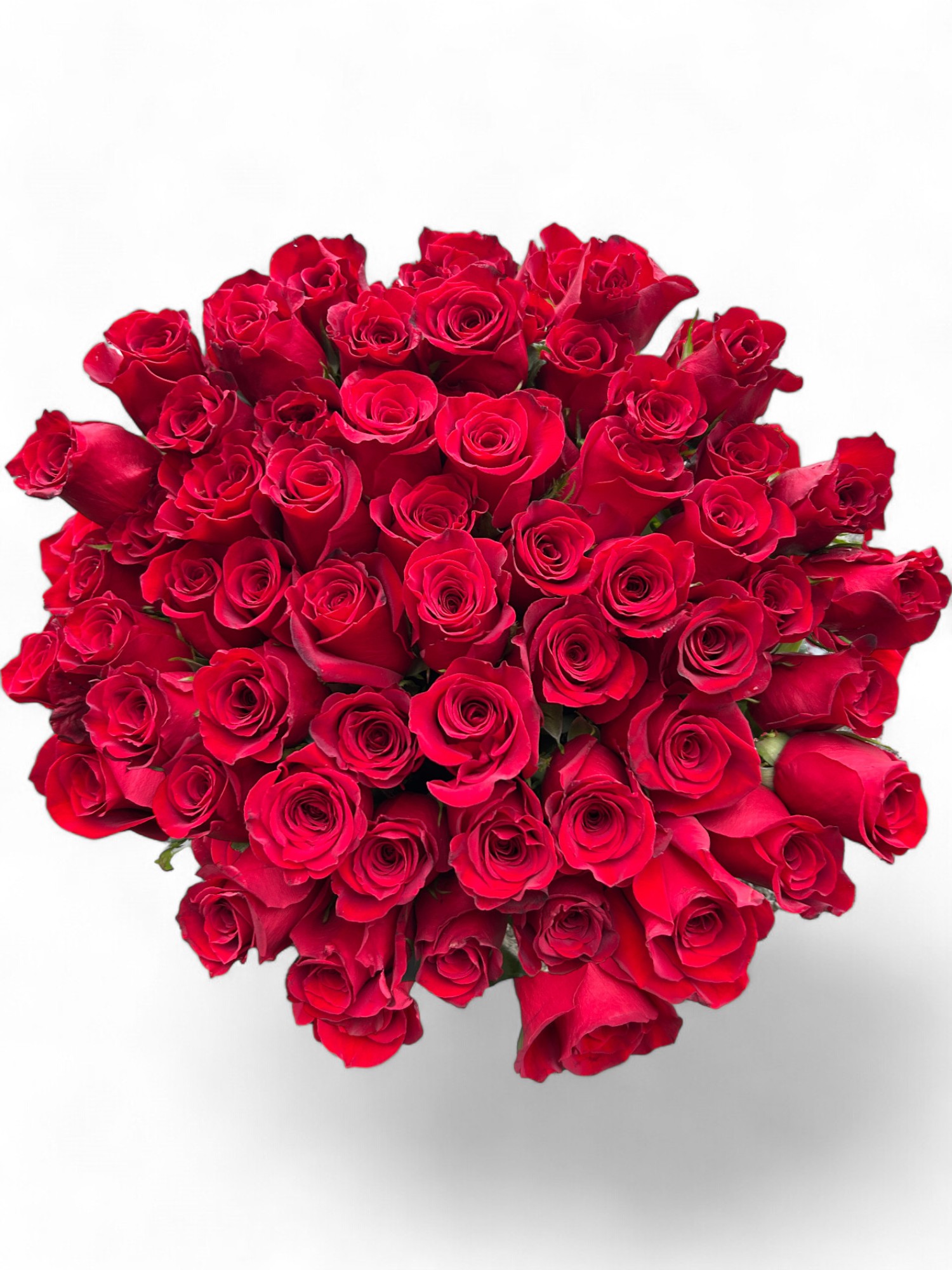 Bouquet di Rose Rosse gambo medio corto