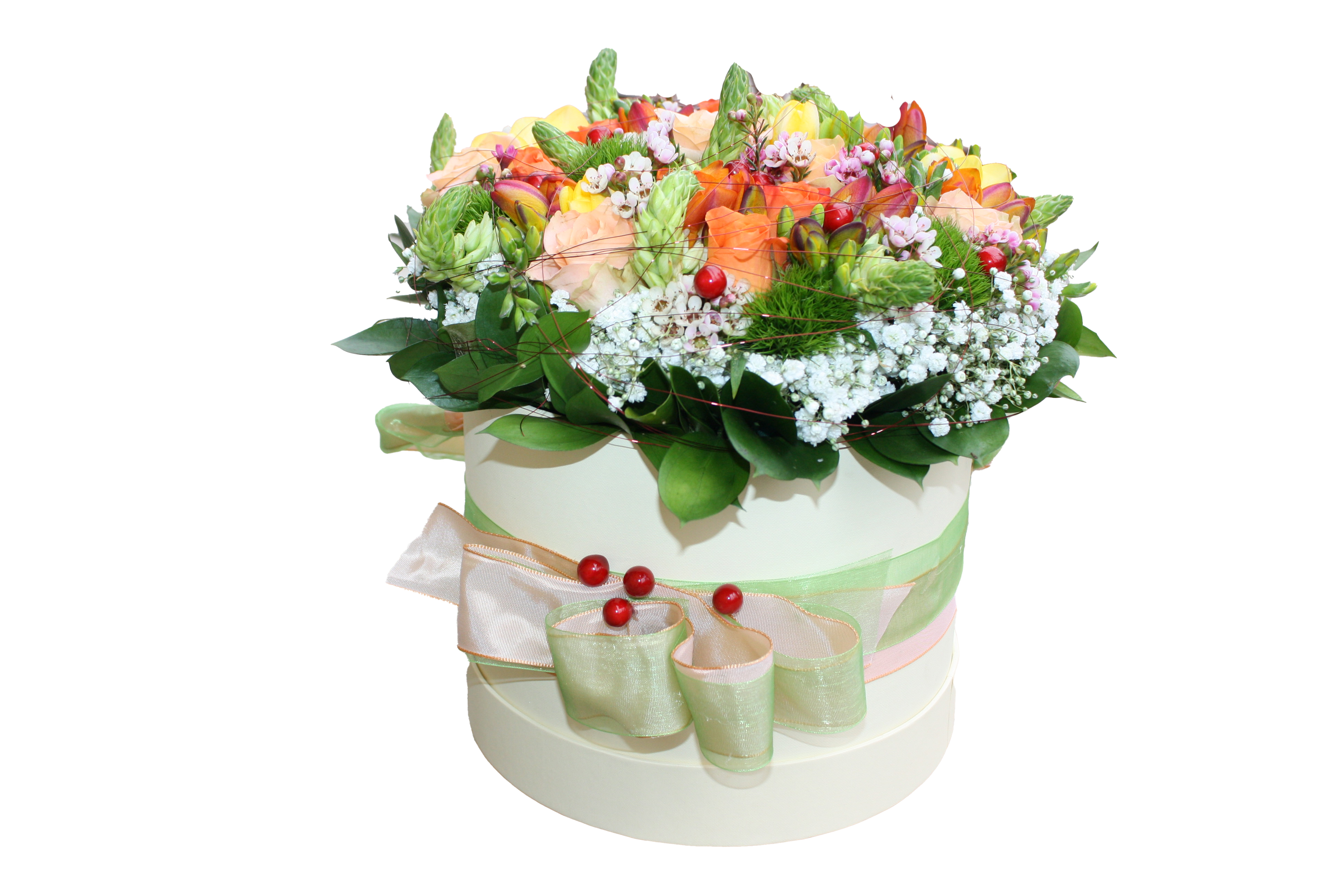 Flowerbox con fiori assortiti