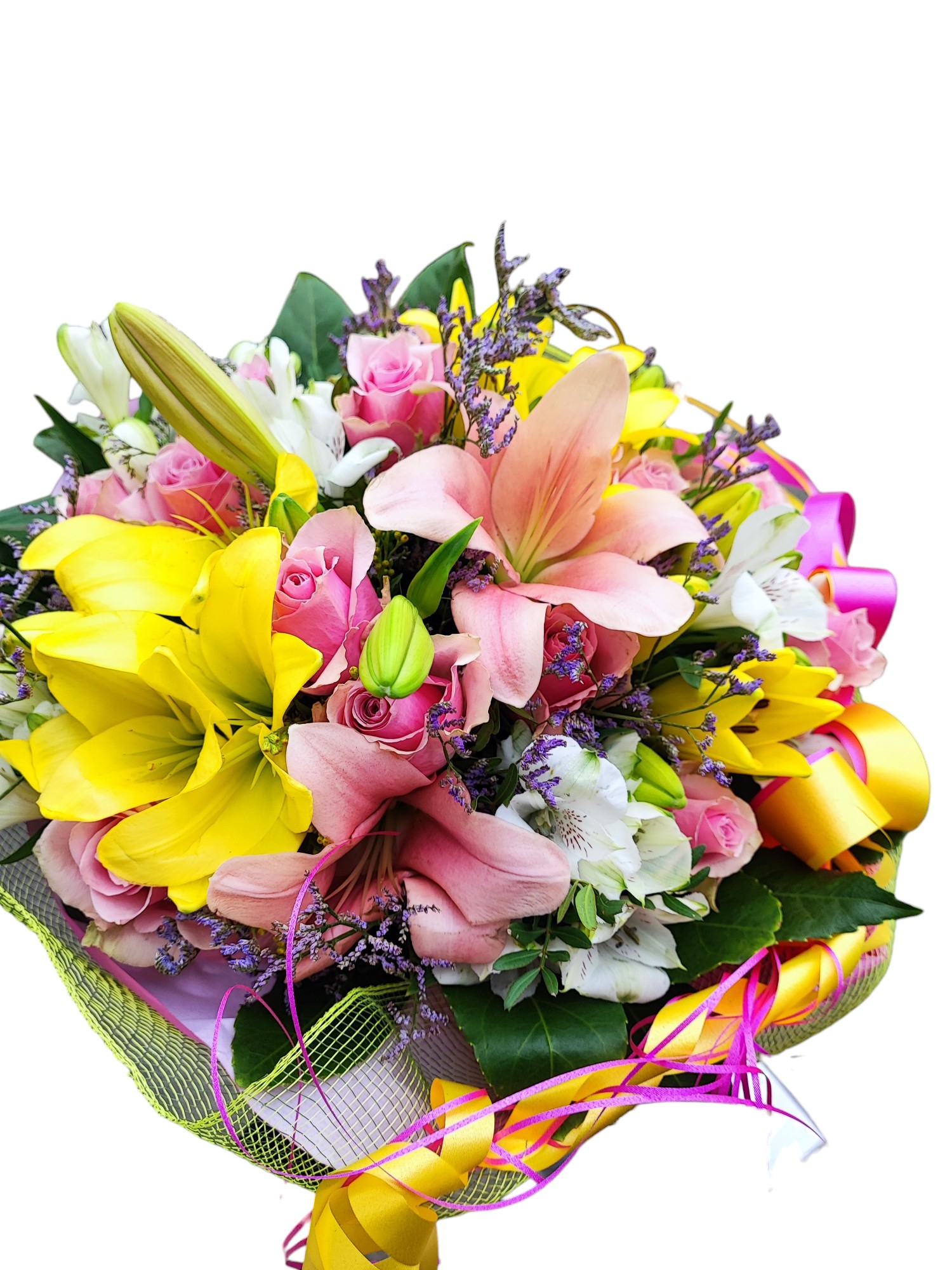 Bouquet misto colori chiari