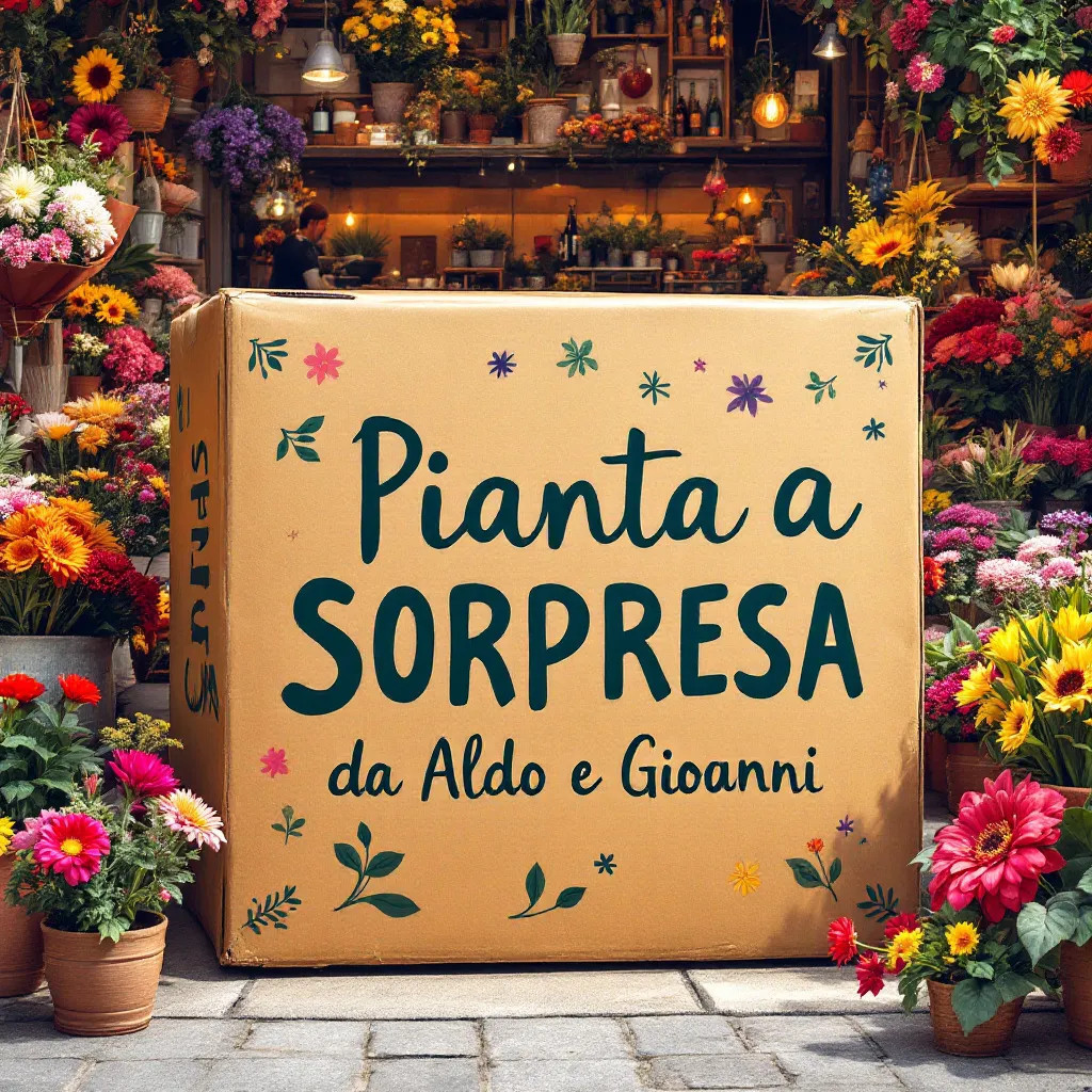 Pianta a sorpresa da Aldo e Giovanni